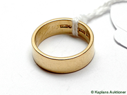 Pantvaror, Ring, 18K med gravyr Ø16½ 6,2g, i auktion: Pant – Tisdag 17 juni 2008