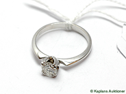 Pantvaror, Ring, 18K vitguld med diamant 1xca 0,65ct piké Ø 173/42,7g, i auktion: Pant – Tisdag 17 juni 2008