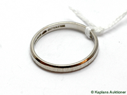 Pantvaror, Ring, 18K vitguld med gravyr Ø20½ 3,7g, i auktion: Pant – Tisdag 17 juni 2008