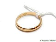 Pantvaror, Ring, 18K med gravyr Ø171/4 2,5g, i auktion: Pant – Tisdag 17 juni 2008