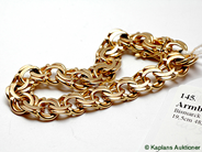 Pantvaror, Armband, Bismarck 18K 19,5cm 48,4g, i auktion: Pant – Tisdag 17 juni 2008