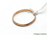 Pantvaror, Ring, 14K bucklig Ø191/4 1,1g, i auktion: Pant – Tisdag 17 juni 2008