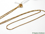 Pantvaror, Halskedja, venezia 18K 46cm 3g, i auktion: Pant – Tisdag 17 juni 2008
