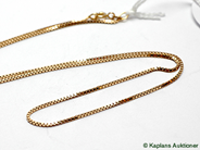 Pantvaror, Halskedja, venezia 18K 50cm 5,1g, i auktion: Pant – Tisdag 17 juni 2008