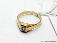 Pantvaror, Ring, 14K med sten Ø173/4 3,7g, i auktion: Pant – Tisdag 17 juni 2008