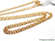 Pantvaror, Halskedja, doserad bismarck 18K 42,5cm 9,8g, i auktion: Pant – Tisdag 17 juni 2008