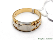 Pantvaror, Ring, 18K med diamant 1xca 0,01ct Ø21 6,5g, i auktion: Pant – Tisdag 17 juni 2008