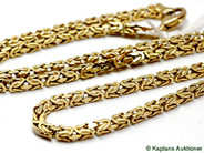 Pantvaror, Halskedja, Kejsarlänk 14K 52cm 43,9g, i auktion: Pant – Tisdag 17 juni 2008