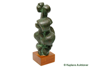 Pantvaror, Skulptur, Thure Thörn i brons med träbotten ca 38cm hög, i auktion: Pant – Tisdag 17 juni 2008