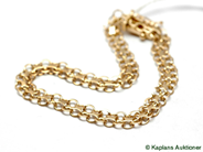 Pantvaror, Armband, 18K X-länk, i auktion: Pant – Tisdag 17 juni 2008