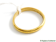 Pantvaror, Ring, 23K graverad, i auktion: Pant – Tisdag 17 juni 2008