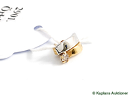 Pantvaror, Örhänge, 1st 18K med liten sten 0,4g, i auktion: Pant – Tisdag 2 september 2008