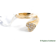 Pantvaror, Ring, med stenar 18K Ø17½ 5,7g, i auktion: Pant – Tisdag 28 oktober 2008