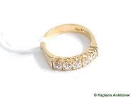 Pantvaror, Ring, med stenar 18K Ø17 5,2g, i auktion: Pant – Tisdag 28 oktober 2008