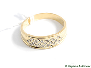 Pantvaror, Ring, med diamanter 19xca.0,005ct 18K Ø19½ 3,9g, i auktion: Pant – Tisdag 28 oktober 2008