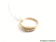 Pantvaror, Ring, med stenar 18K Ø17 3/4 defekt - en sten saknas, i auktion: Pant – Tisdag 10 februari 2009