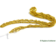 Pantvaror, Halskedja, Singapore 21K 46 cm 5,7 g, i auktion: Pant – Tisdag 17 februari 2009
