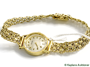 Pantvaror, Damur, Enicar 18K manuell med X-länk med stav 18K 19,5 cm bruttovikt 21,4 g, i auktion: Pant – Tisdag 17 februari 2009