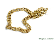 Pantvaror, Armband, Bismarck 18K 20 cm 9,3 g, i auktion: Pant – Tisdag 17 februari 2009
