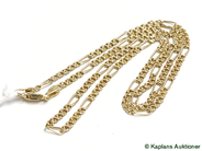 Pantvaror, Halskedja, 14K Figaro/Bismarck, i auktion: Pant – Tisdag 24 februari 2009