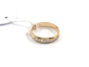 Pantvaror, Ring, 18K med stenar Ø19 3,4 g, i auktion: Pant – Tisdag 11 augusti 2009