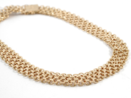 Pantvaror, Halskedja 18K, X-länk, i auktion: Pant – Tisdag 11 augusti 2009