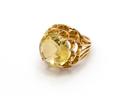 Smycken, RING, 14K, i auktion: Klassiska – Lördag 27 februari 2010