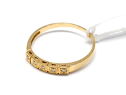 Pantvaror, Ring, med diamanter 5xca.0,01ct 18K Ø17¾ 1,4g, i auktion: Pant – Tisdag 16 november 2010