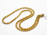 Pantvaror, Halskedja, 18K 46cm 9,2g, i auktion: Pant – Tisdag 16 november 2010
