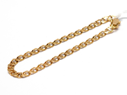 Pantvaror, Armband, Bismarck 18K 19,5cm 6,6g, i auktion: Pant – Tisdag 16 november 2010