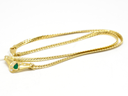 Pantvaror, Collier, med stenar 44cm 18K 11,8g, i auktion: Pant – Tisdag 13 september 2011