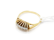 Pantvaror, Ring, med diamanter 5 x ca 0,05 ct 18K Ø 17 3/4 4,4 g, i auktion: Pant – Tisdag 22 november 2011