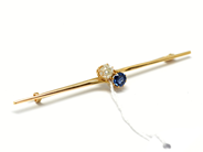 Pantvaror, Brosch, 18K med stenar 5g, i auktion: Pant – Tisdag 22 november 2011