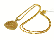 Pantvaror, Halskedja, Venezia 41cm skadat lås Hänge 18K 6,8g, i auktion: Pant – Tisdag 22 november 2011