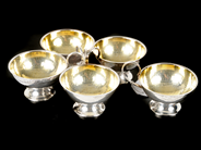 Pantvaror, Koppar, punchkoppar 5st 157,8g, i auktion: Pant – Tisdag 22 november 2011