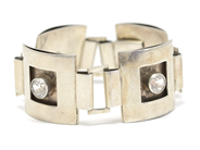 Pantvaror - Armband, silver med stenar 19cm 68,4g - View 1