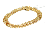 Pantvaror, Armband, X-länk 18K 19cm 15,8g, i auktion: Pant – Tisdag 22 november 2011
