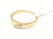 Pantvaror, Ring, med diamanter 5xca0,005ct 18K Ø18 1,5g, i auktion: Pant – Tisdag 22 november 2011