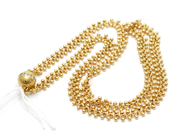 Pantvaror, Collier, defekt med lås med stenar 46,5cm 18K 20,8g, i auktion: Pant – Tisdag 22 november 2011