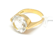 Pantvaror, Ring, med sten Ø19¼ 18K 8,6g, i auktion: Pant – Tisdag 22 november 2011
