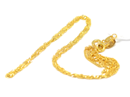 Pantvaror, Halskedja, Singapore 41cm Armband Singapore 18cm 18K 4,6g, i auktion: Pant – Tisdag 22 november 2011