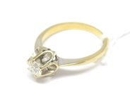 Pantvaror, Ring, vitguld med diamant Ø15¾ 1xca0,35ct 18K 2,4g, i auktion: Pant – Tisdag 22 november 2011