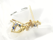 Pantvaror, Parti Guld, med stenar 18K 1,8g, i auktion: Pant – Tisdag 22 november 2011