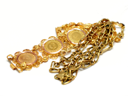 Pantvaror, Parti Guld, defekt 14K 36,5g, i auktion: Pant – Tisdag 22 november 2011