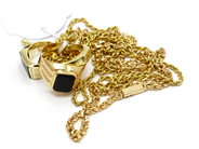 Pantvaror, Parti guld, 14K (2 ringar med sten) 39,7g, i auktion: Pant – Tisdag 20 december 2011