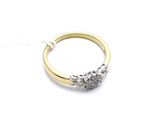 Pantvaror, Ring med diamanter 27xca0,01ct 18K Ø19 3,6g, i auktion: Pant – Tisdag 31 juli 2012