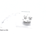 Pantvaror, Örhängen 1 par vitguld med stenar 18K 2g, i auktion: Pant – Tisdag 31 juli 2012