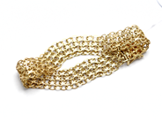 Pantvaror, Armband X-länk 18K 18cm 13g, i auktion: Pant – Tisdag 31 juli 2012