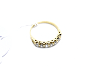 Pantvaror, Ring med diamanter 7xca0,07ct 18K Ø171/2 2,2g, i auktion: Pant – Tisdag 31 juli 2012