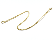 Pantvaror, Halskedja Venezia 18K 37,5cm 2,3g, i auktion: Pant – Tisdag 31 juli 2012